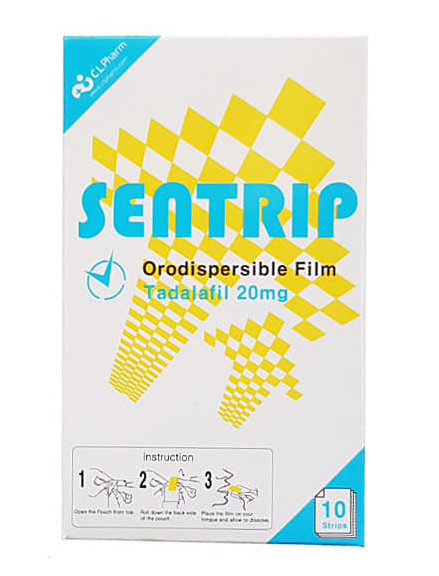 【韓國原廠】Sentrip 犀利士口溶片 20mg 10片｜ODF 舌上即溶 15 分鐘起效 36 小時持久